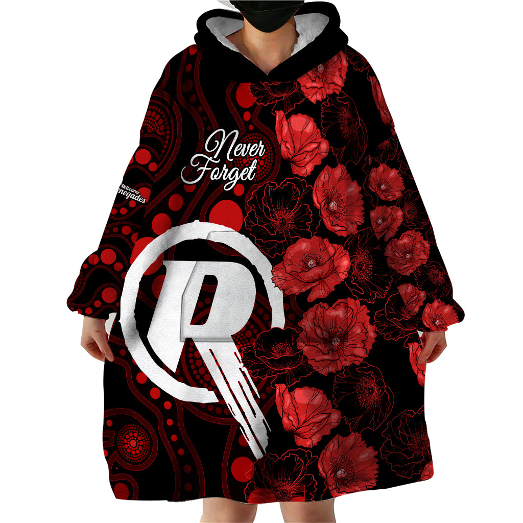 renegades-cricket-never-forget-custom-wearable-blanket-hoodie-anzac-day-with-poppy-aboriginal