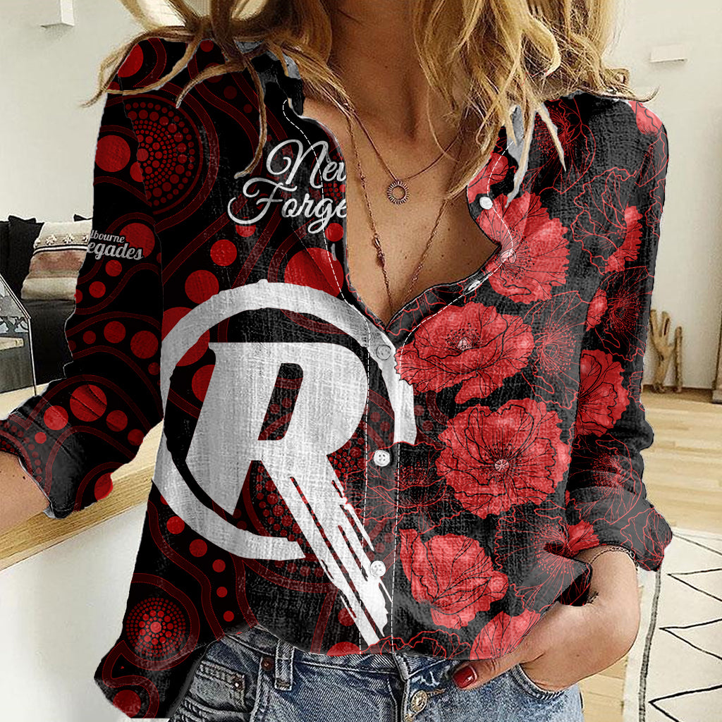 renegades-cricket-never-forget-custom-women-casual-shirt-anzac-day-with-poppy-aboriginal