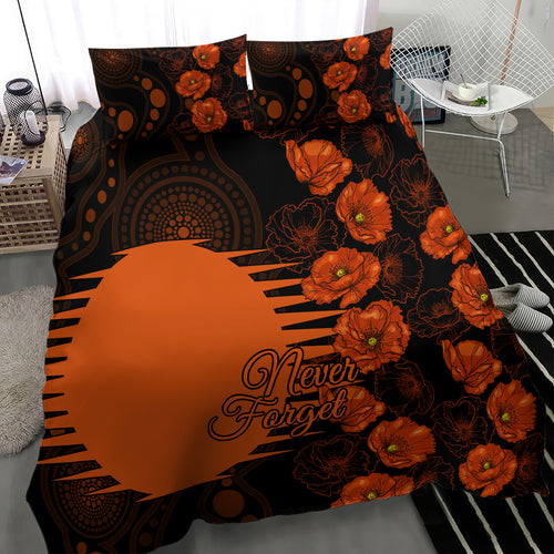 scorchers-cricket-never-forget-custom-bedding-set-anzac-day-with-poppy-aboriginal