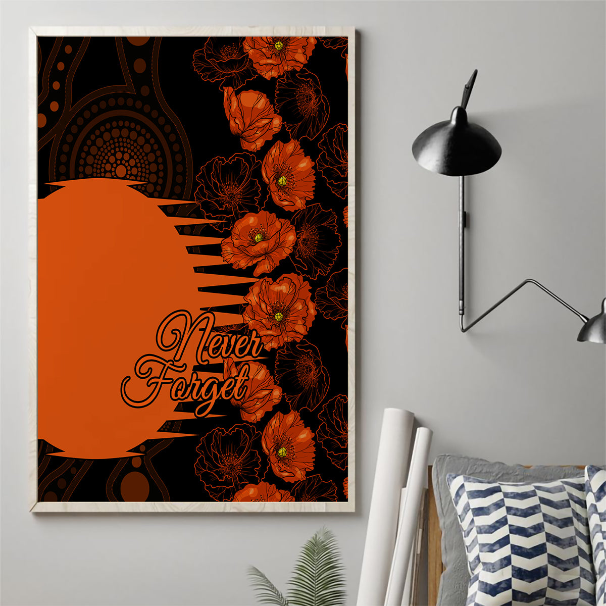 scorchers-cricket-never-forget-custom-canvas-wall-art-anzac-day-with-poppy-aboriginal