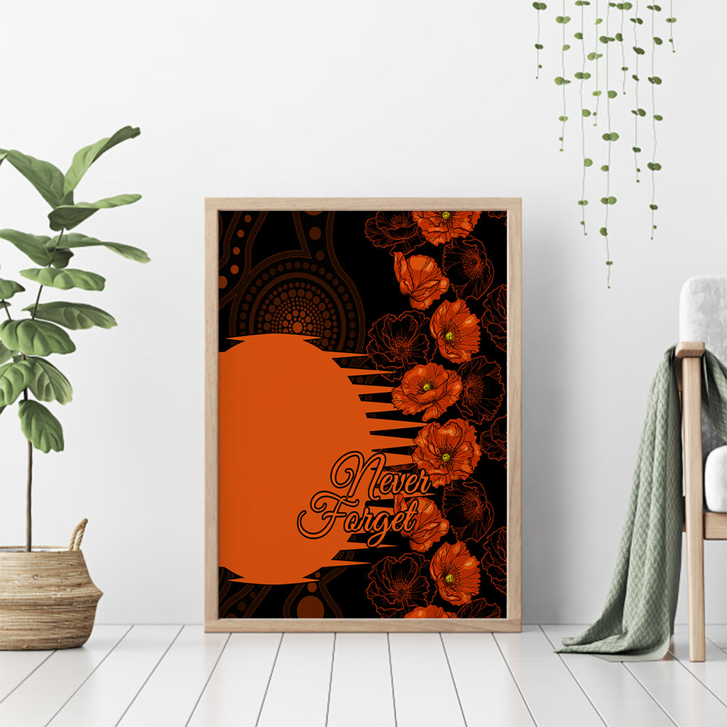 scorchers-cricket-never-forget-custom-canvas-wall-art-anzac-day-with-poppy-aboriginal