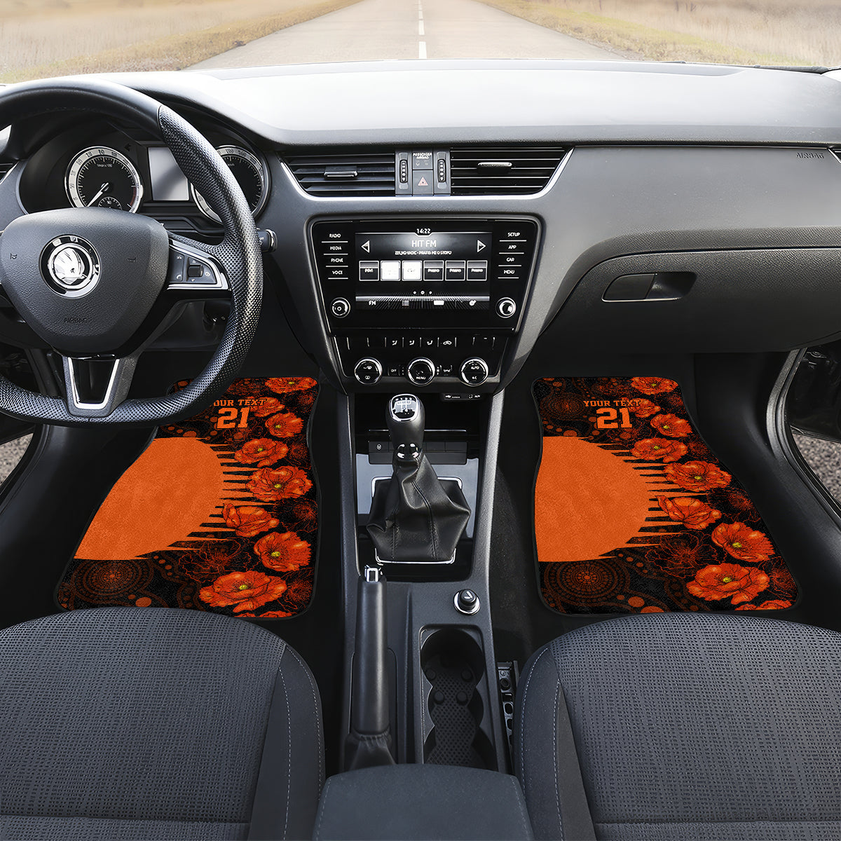 scorchers-cricket-never-forget-custom-car-mats-anzac-day-with-poppy-aboriginal