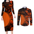 scorchers-cricket-never-forget-custom-couples-matching-long-sleeve-bodycon-dress-and-long-sleeve-button-shirt-anzac-day-with-poppy-aboriginal