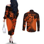 scorchers-cricket-never-forget-custom-couples-matching-off-the-shoulder-long-sleeve-dress-and-long-sleeve-button-shirt-anzac-day-with-poppy-aboriginal