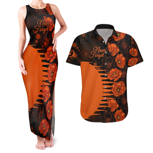 scorchers-cricket-never-forget-custom-couples-matching-tank-maxi-dress-and-hawaiian-shirt-anzac-day-with-poppy-aboriginal