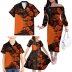 scorchers-cricket-never-forget-custom-family-matching-off-shoulder-long-sleeve-dress-and-hawaiian-shirt-anzac-day-with-poppy-aboriginal