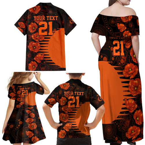 scorchers-cricket-never-forget-custom-family-matching-off-shoulder-maxi-dress-and-hawaiian-shirt-anzac-day-with-poppy-aboriginal