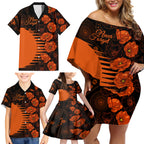 scorchers-cricket-never-forget-custom-family-matching-off-shoulder-short-dress-and-hawaiian-shirt-anzac-day-with-poppy-aboriginal