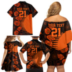scorchers-cricket-never-forget-custom-family-matching-off-shoulder-short-dress-and-hawaiian-shirt-anzac-day-with-poppy-aboriginal