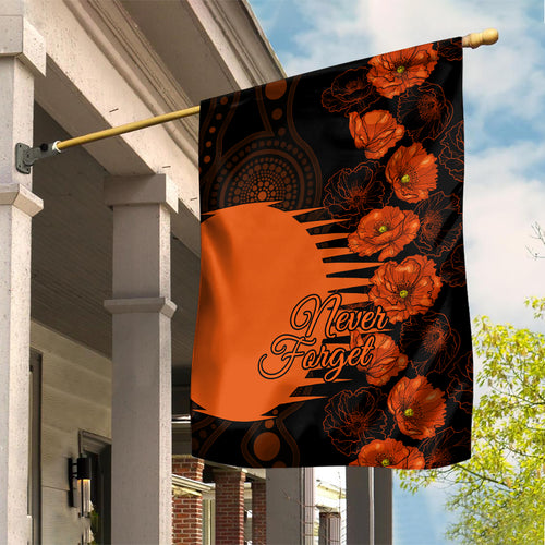 scorchers-cricket-never-forget-custom-garden-flag-anzac-day-with-poppy-aboriginal