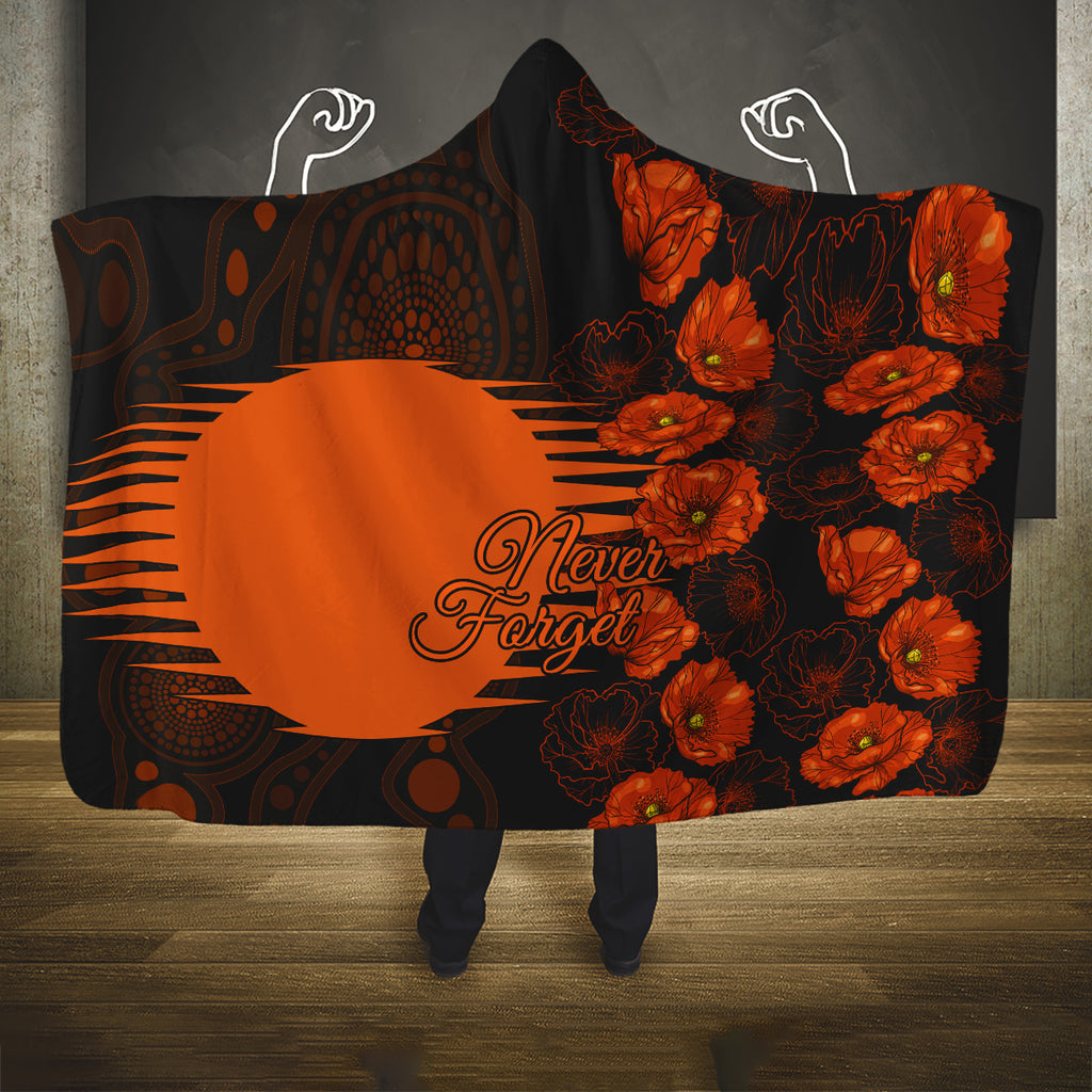 scorchers-cricket-never-forget-custom-hooded-blanket-anzac-day-with-poppy-aboriginal
