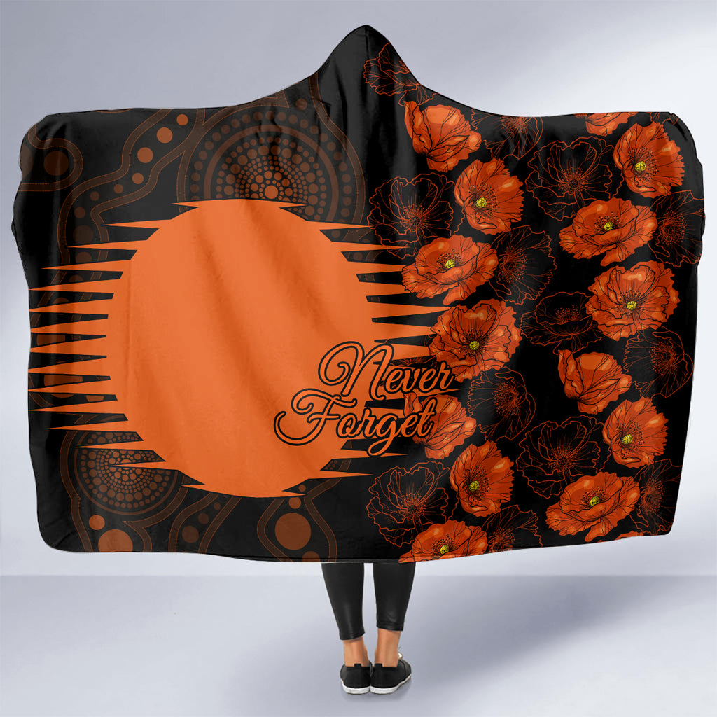 scorchers-cricket-never-forget-custom-hooded-blanket-anzac-day-with-poppy-aboriginal