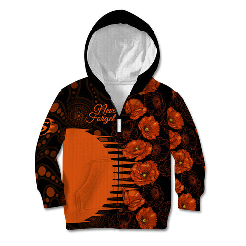 scorchers-cricket-never-forget-custom-kid-hoodie-anzac-day-with-poppy-aboriginal