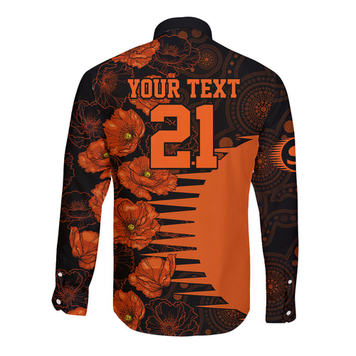 scorchers-cricket-never-forget-custom-long-sleeve-button-shirt-anzac-day-with-poppy-aboriginal