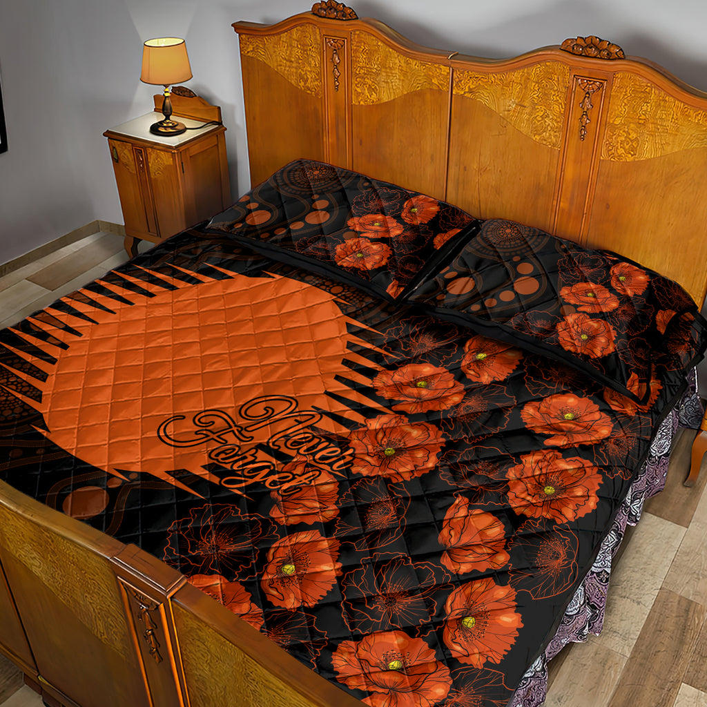 scorchers-cricket-never-forget-custom-quilt-bed-set-anzac-day-with-poppy-aboriginal