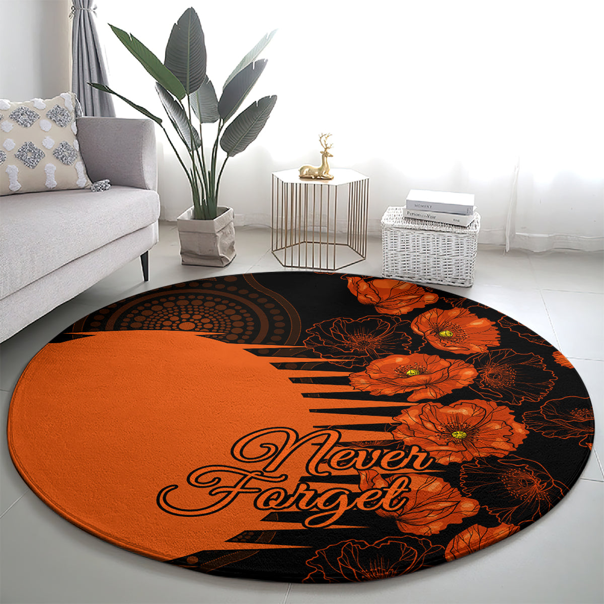 scorchers-cricket-never-forget-custom-round-carpet-anzac-day-with-poppy-aboriginal