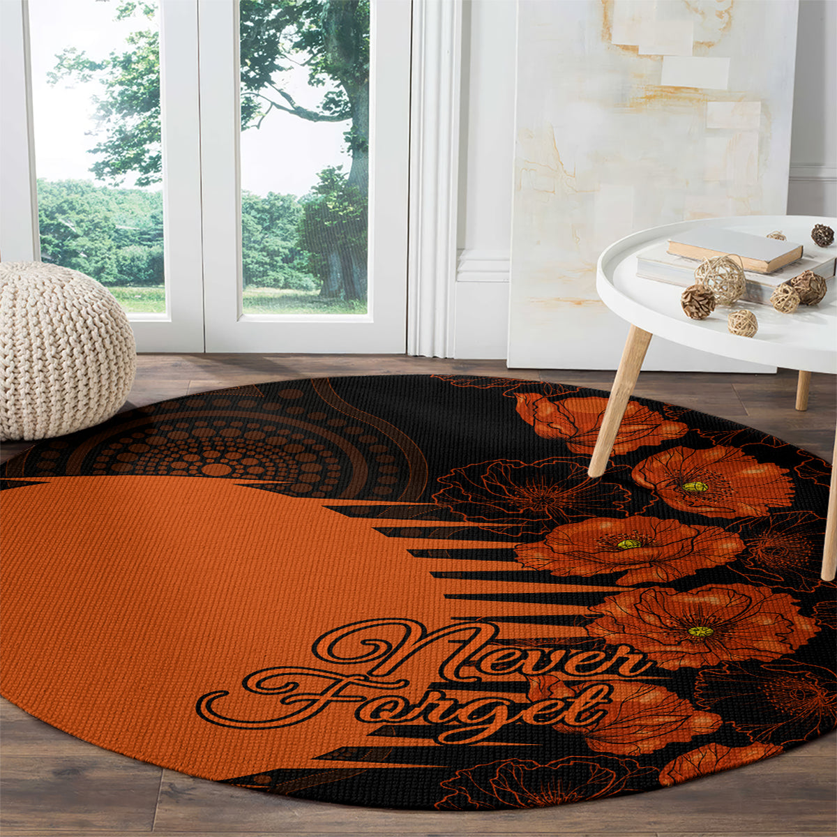 scorchers-cricket-never-forget-custom-round-carpet-anzac-day-with-poppy-aboriginal