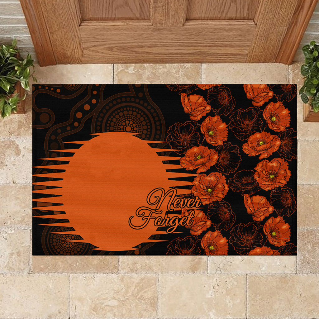 scorchers-cricket-never-forget-custom-rubber-doormat-anzac-day-with-poppy-aboriginal