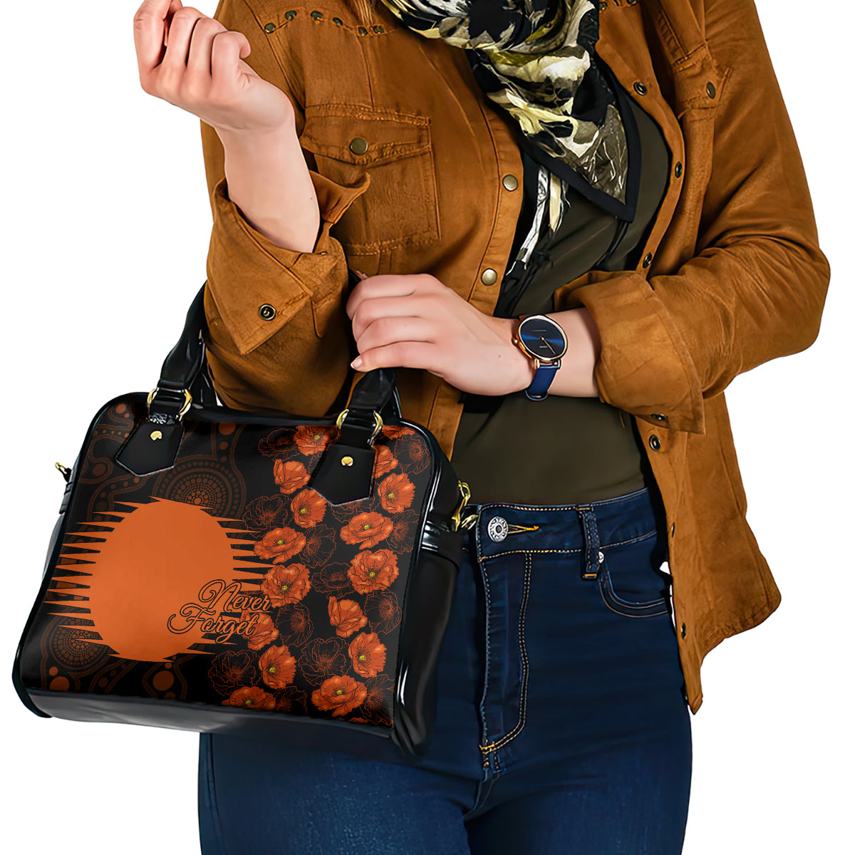 scorchers-cricket-never-forget-custom-shoulder-handbag-anzac-day-with-poppy-aboriginal