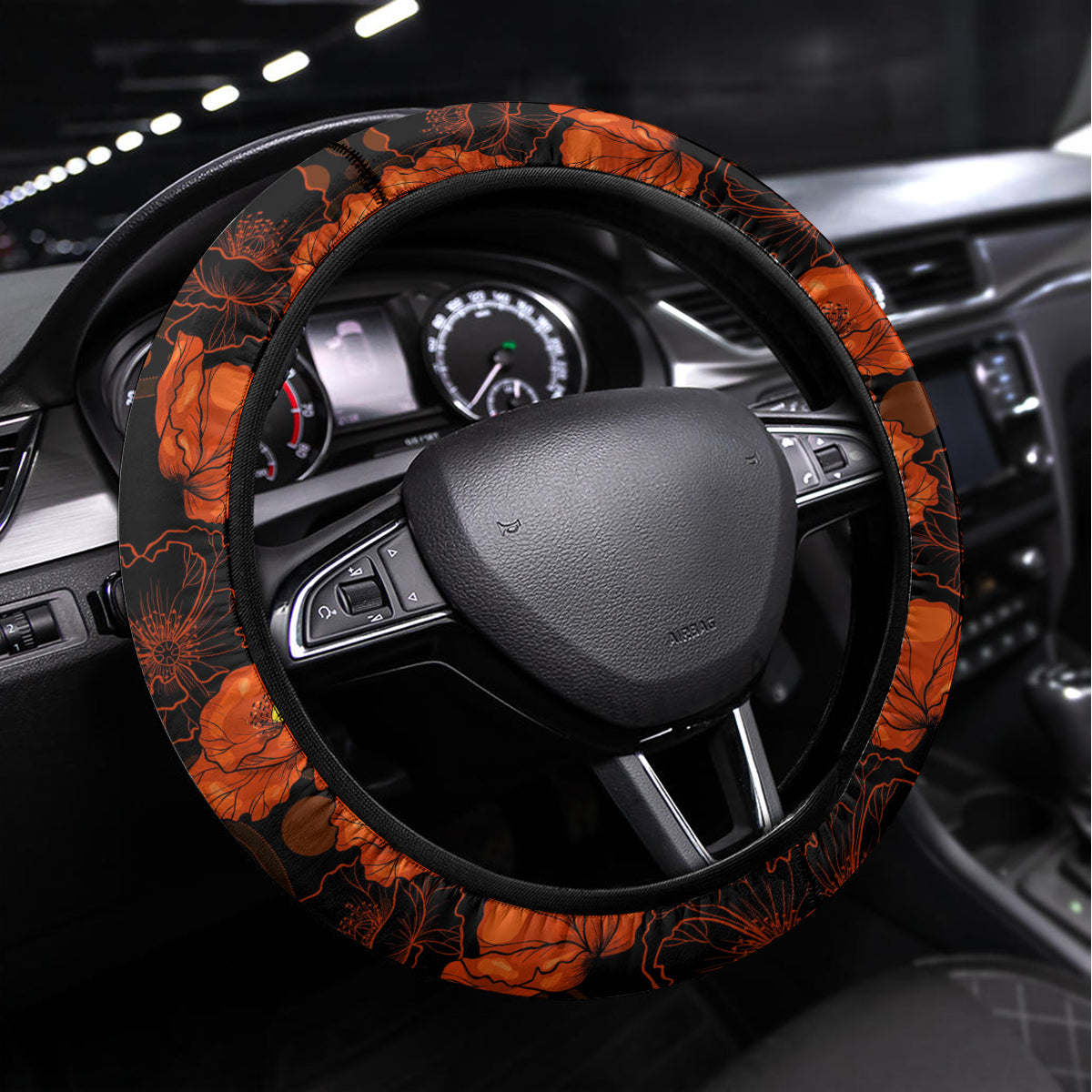 scorchers-cricket-never-forget-custom-steering-wheel-cover-anzac-day-with-poppy-aboriginal