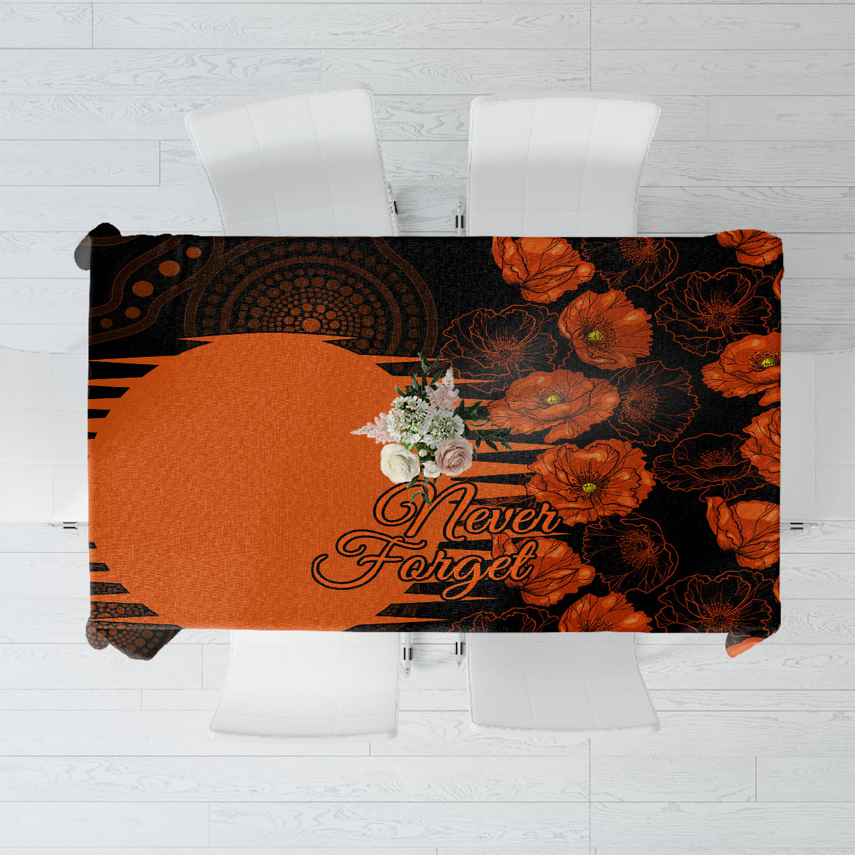 scorchers-cricket-never-forget-custom-tablecloth-anzac-day-with-poppy-aboriginal