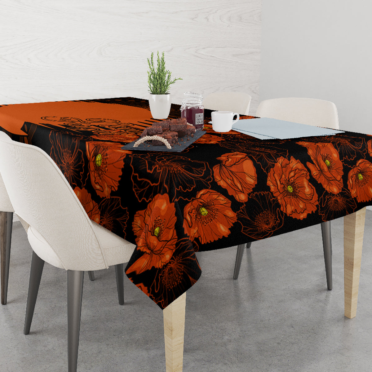 scorchers-cricket-never-forget-custom-tablecloth-anzac-day-with-poppy-aboriginal