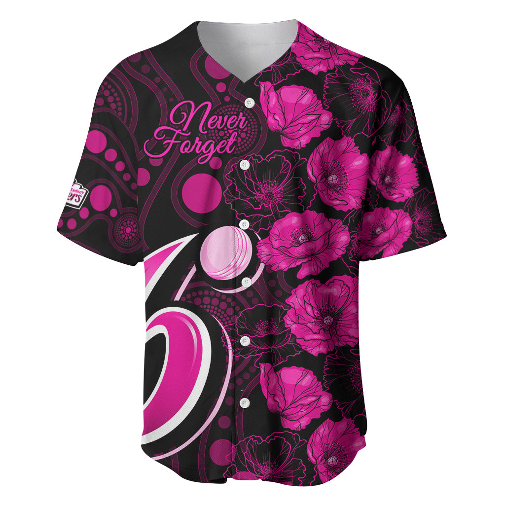 sixers-cricket-never-forget-custom-baseball-jersey-anzac-day-with-poppy-aboriginal