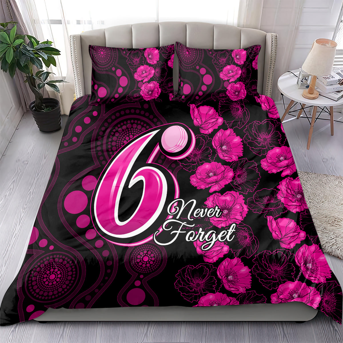 sixers-cricket-never-forget-custom-bedding-set-anzac-day-with-poppy-aboriginal