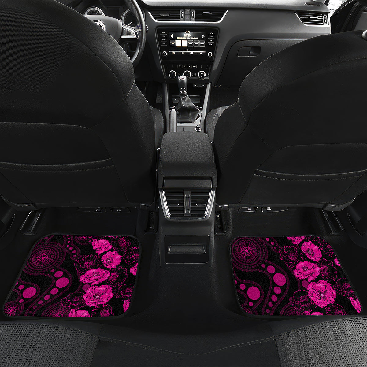sixers-cricket-never-forget-custom-car-mats-anzac-day-with-poppy-aboriginal
