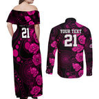 sixers-cricket-never-forget-custom-couples-matching-off-shoulder-maxi-dress-and-long-sleeve-button-shirt-anzac-day-with-poppy-aboriginal
