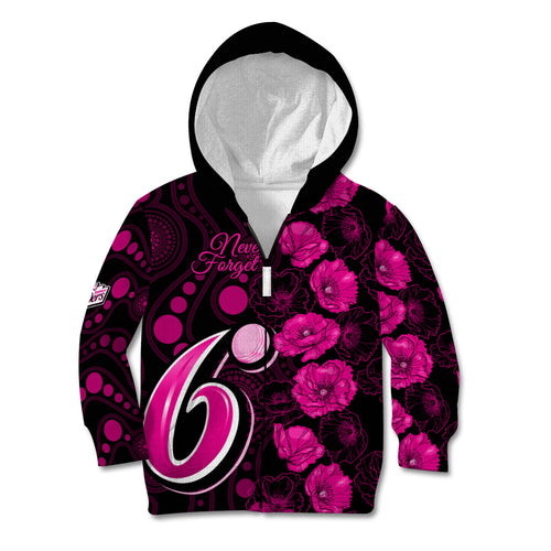 sixers-cricket-never-forget-custom-kid-hoodie-anzac-day-with-poppy-aboriginal