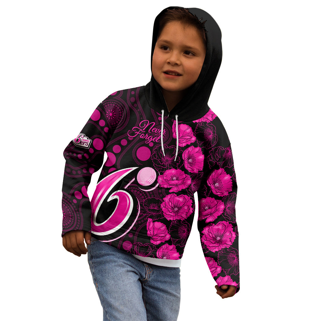 sixers-cricket-never-forget-custom-kid-hoodie-anzac-day-with-poppy-aboriginal
