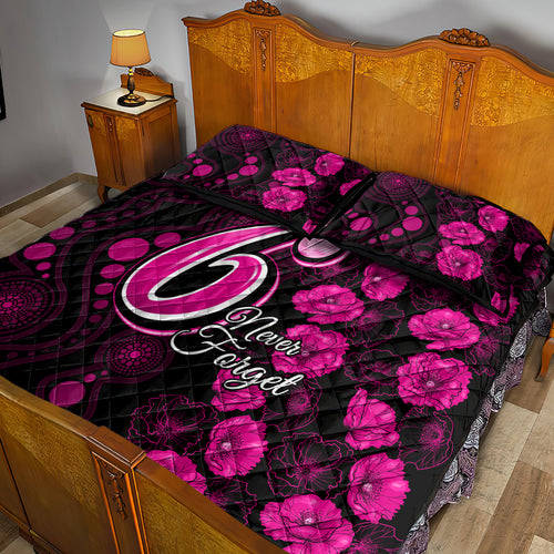 sixers-cricket-never-forget-custom-quilt-bed-set-anzac-day-with-poppy-aboriginal