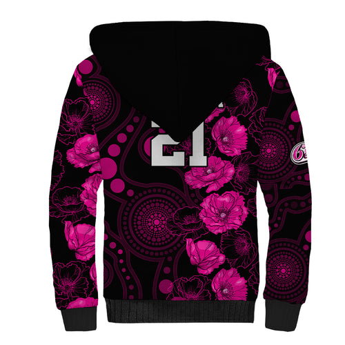 sixers-cricket-never-forget-custom-sherpa-hoodie-anzac-day-with-poppy-aboriginal