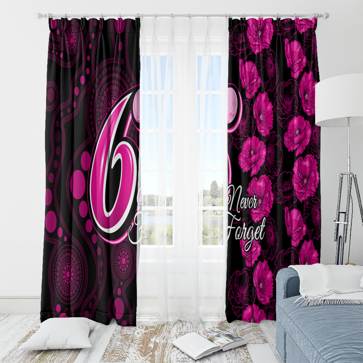 sixers-cricket-never-forget-custom-window-curtain-anzac-day-with-poppy-aboriginal