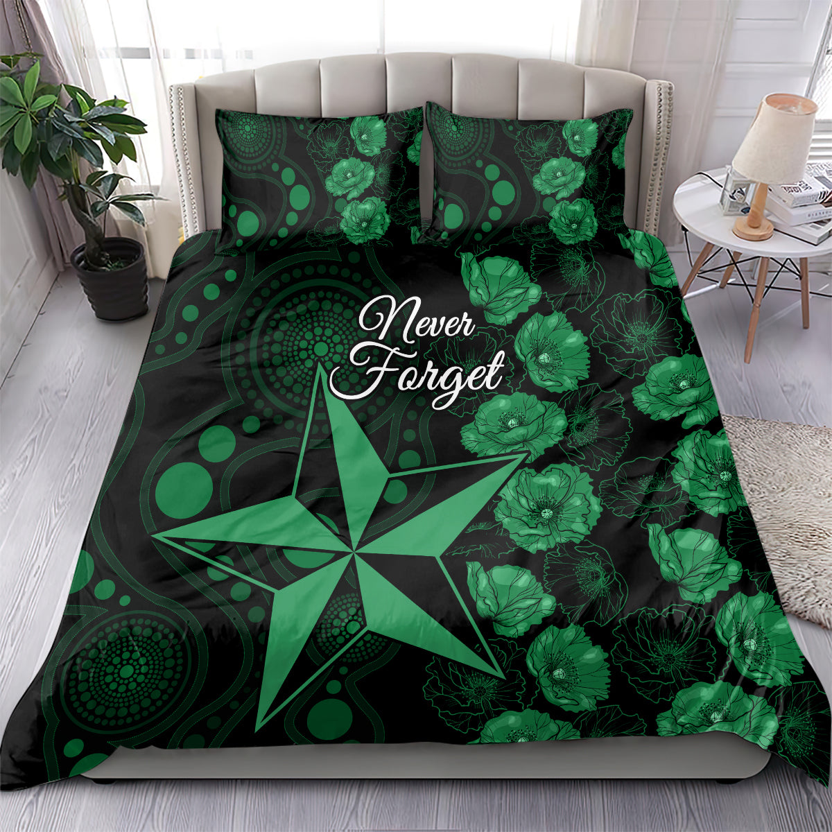 stars-cricket-never-forget-custom-bedding-set-anzac-day-with-poppy-aboriginal