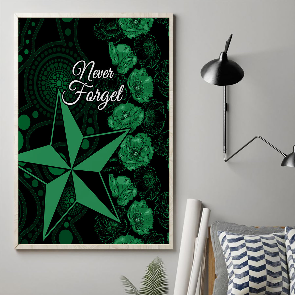 stars-cricket-never-forget-custom-canvas-wall-art-anzac-day-with-poppy-aboriginal