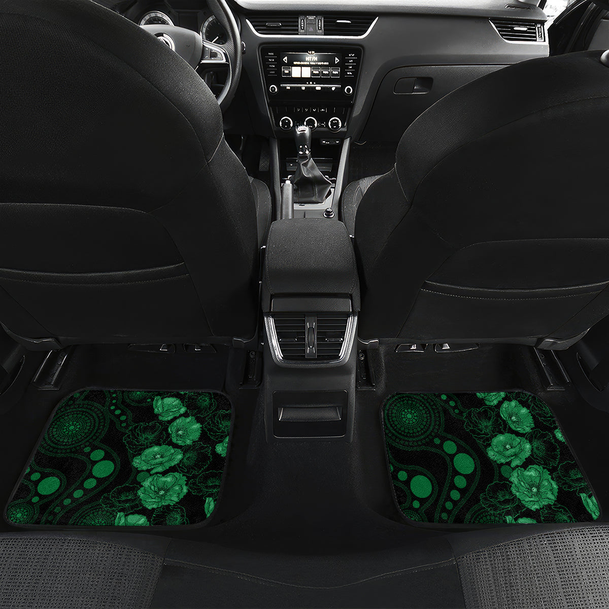 stars-cricket-never-forget-custom-car-mats-anzac-day-with-poppy-aboriginal