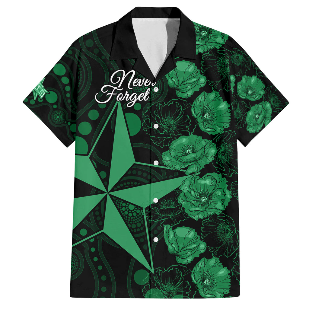 stars-cricket-never-forget-custom-family-matching-off-shoulder-short-dress-and-hawaiian-shirt-anzac-day-with-poppy-aboriginal
