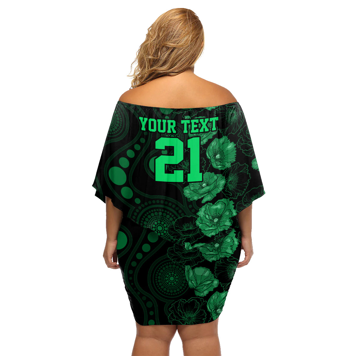 stars-cricket-never-forget-custom-family-matching-off-shoulder-short-dress-and-hawaiian-shirt-anzac-day-with-poppy-aboriginal
