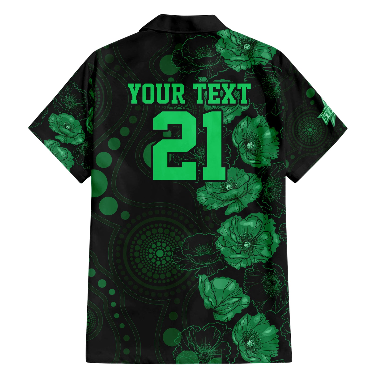 stars-cricket-never-forget-custom-family-matching-short-sleeve-bodycon-dress-and-hawaiian-shirt-anzac-day-with-poppy-aboriginal