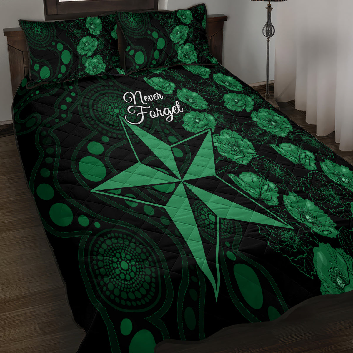 stars-cricket-never-forget-custom-quilt-bed-set-anzac-day-with-poppy-aboriginal