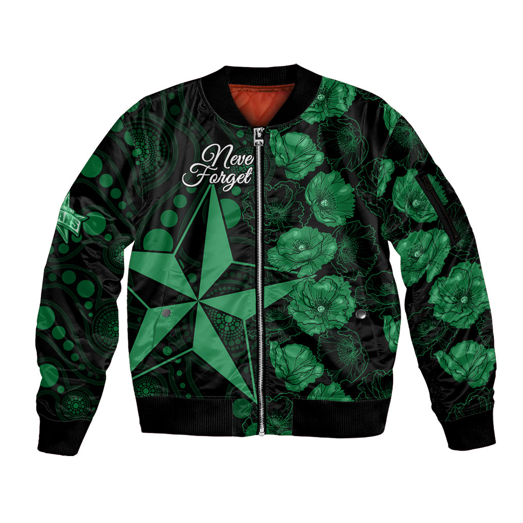stars-cricket-never-forget-custom-sleeve-zip-bomber-jacket-anzac-day-with-poppy-aboriginal