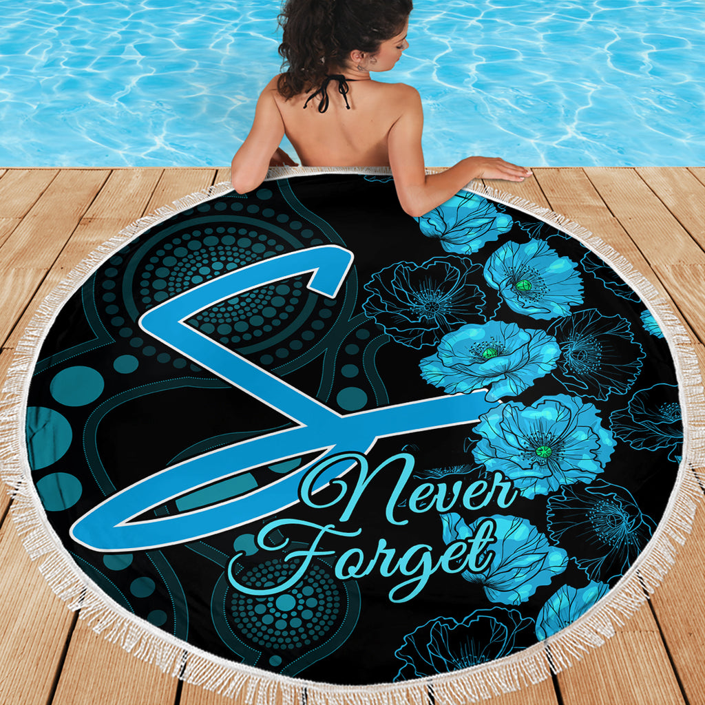 strikers-cricket-never-forget-custom-beach-blanket-anzac-day-with-poppy-aboriginal