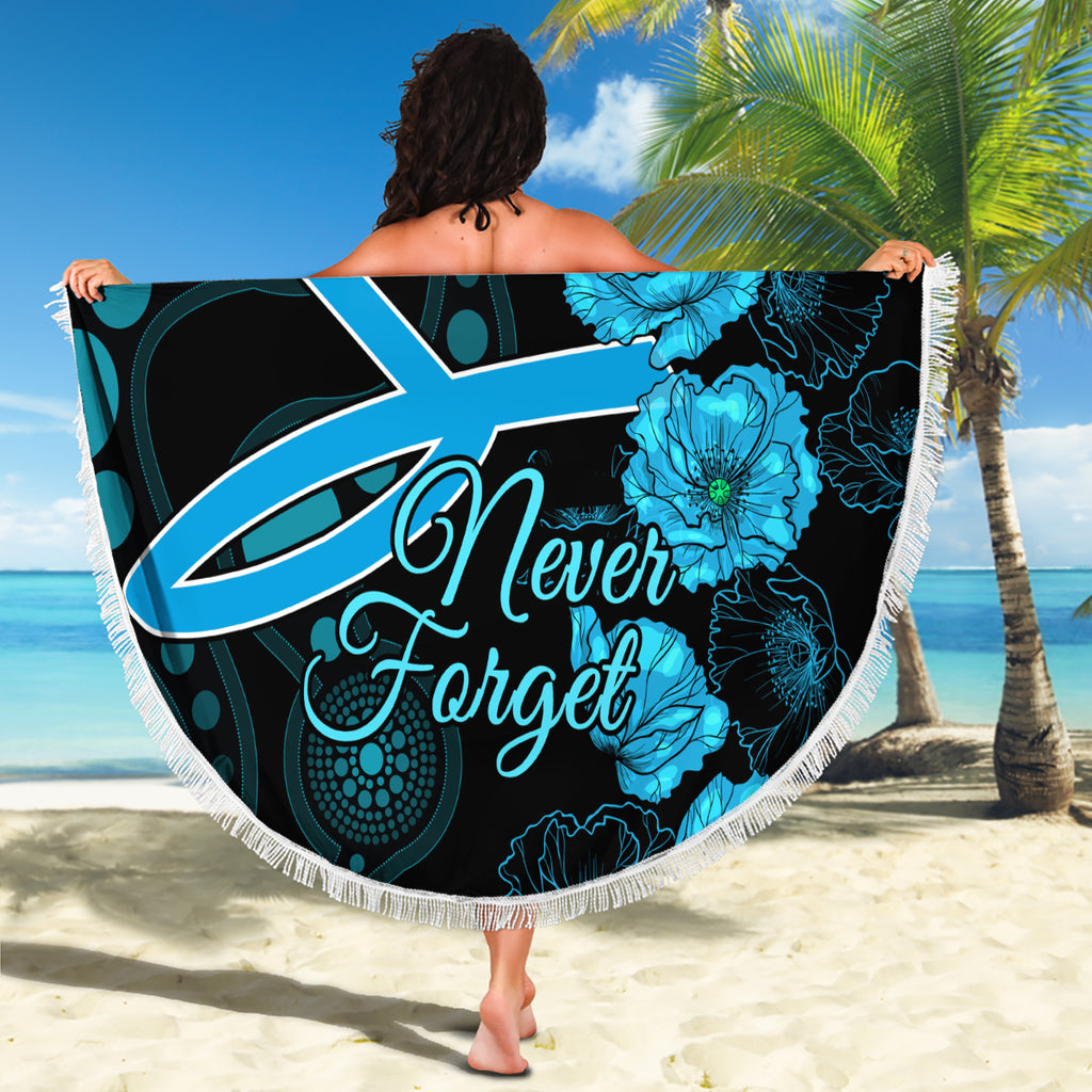 strikers-cricket-never-forget-custom-beach-blanket-anzac-day-with-poppy-aboriginal