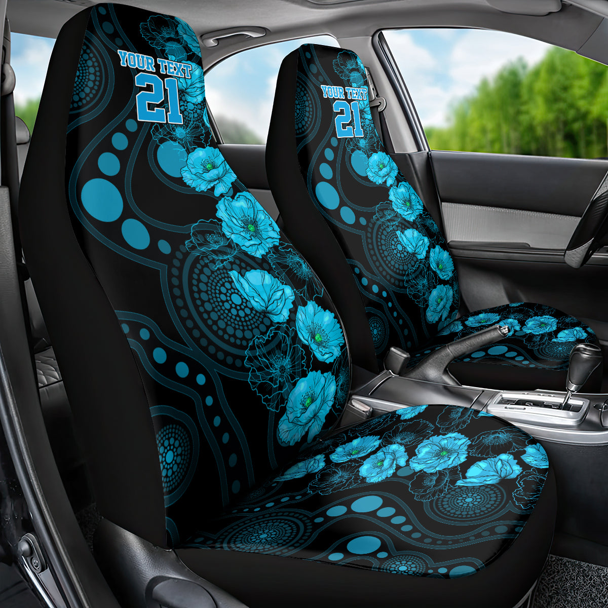 strikers-cricket-never-forget-custom-car-seat-cover-anzac-day-with-poppy-aboriginal