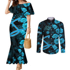 strikers-cricket-never-forget-custom-couples-matching-mermaid-dress-and-long-sleeve-button-shirt-anzac-day-with-poppy-aboriginal