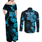 strikers-cricket-never-forget-custom-couples-matching-off-shoulder-maxi-dress-and-long-sleeve-button-shirt-anzac-day-with-poppy-aboriginal