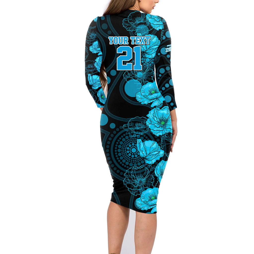 strikers-cricket-never-forget-custom-family-matching-long-sleeve-bodycon-dress-and-hawaiian-shirt-anzac-day-with-poppy-aboriginal