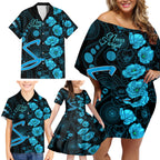 strikers-cricket-never-forget-custom-family-matching-off-shoulder-short-dress-and-hawaiian-shirt-anzac-day-with-poppy-aboriginal